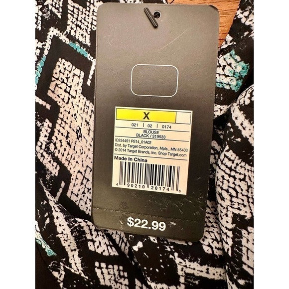 Nwt Pure Energy Sleeveless Blouse Tribal Pattern Size OX (US 12) - Picture 7 of 8